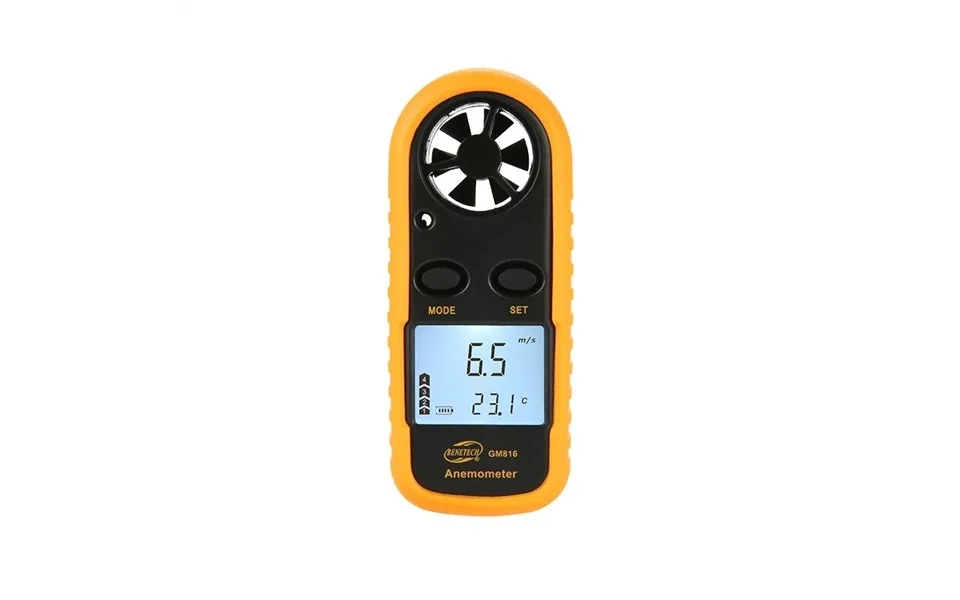 Benetech Gm816 Digital Anemometer Wind Speed Mini Air Airflow Temperature With Lcd Backlight Wind Speed Meter
