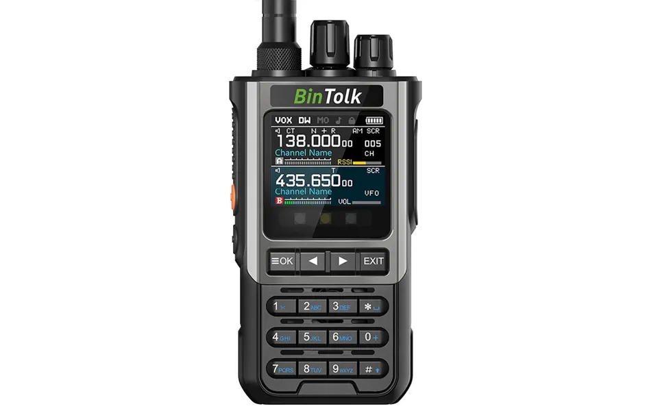 Bintolk Bt8200 10w Multi Band Radio Walkie Talkie 256 Channels Bluetooth App Programming Noaa Weather Alert Type-c Charg