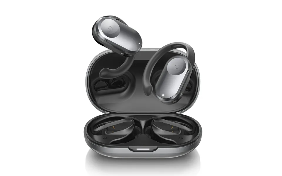 Blitzmax Bm-ct1 Open Ear Headphones Bluetooth Earphone 16.2mm Large Drivers Bass 50h Long Battery Life Enc Hd Calls Flex