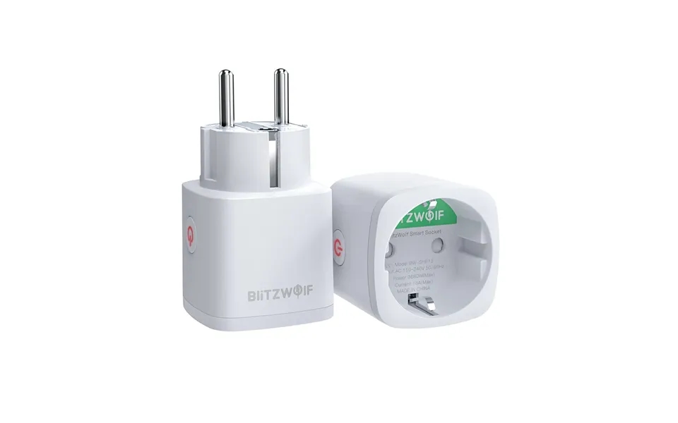 Blitzwolf Bw-shp13 Zigbee3.0 Smart Socket 16a Eu Plug Electricity Metering App Remote Controller Timer Work With Amazon