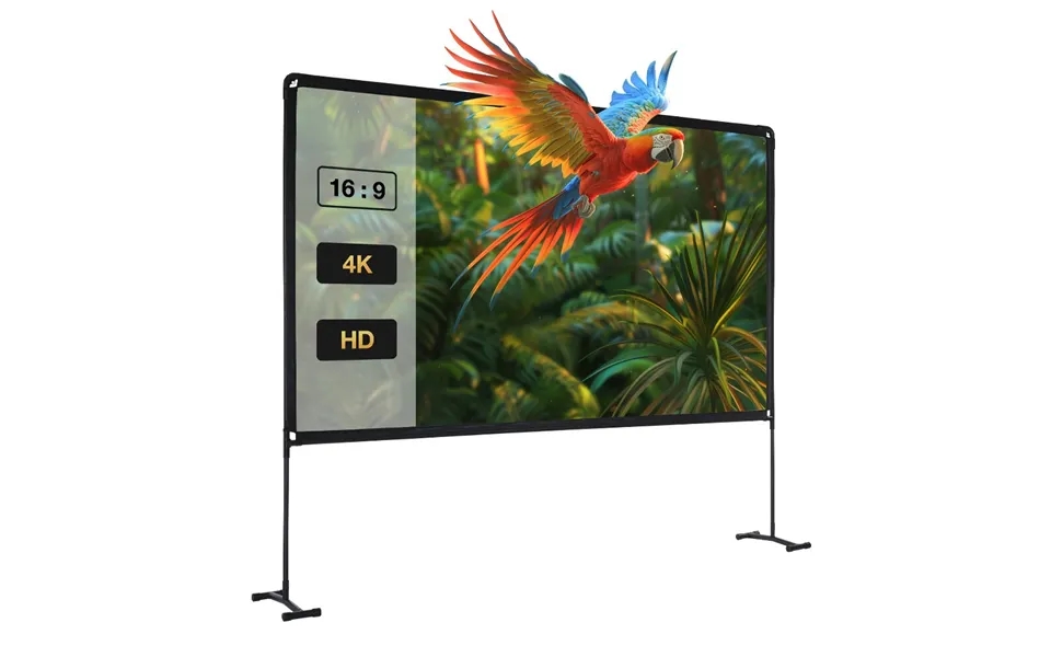 Blitzwolf Bw-vs9 80 100 120-inch Metal Projector Screen With Stable Bracket 1