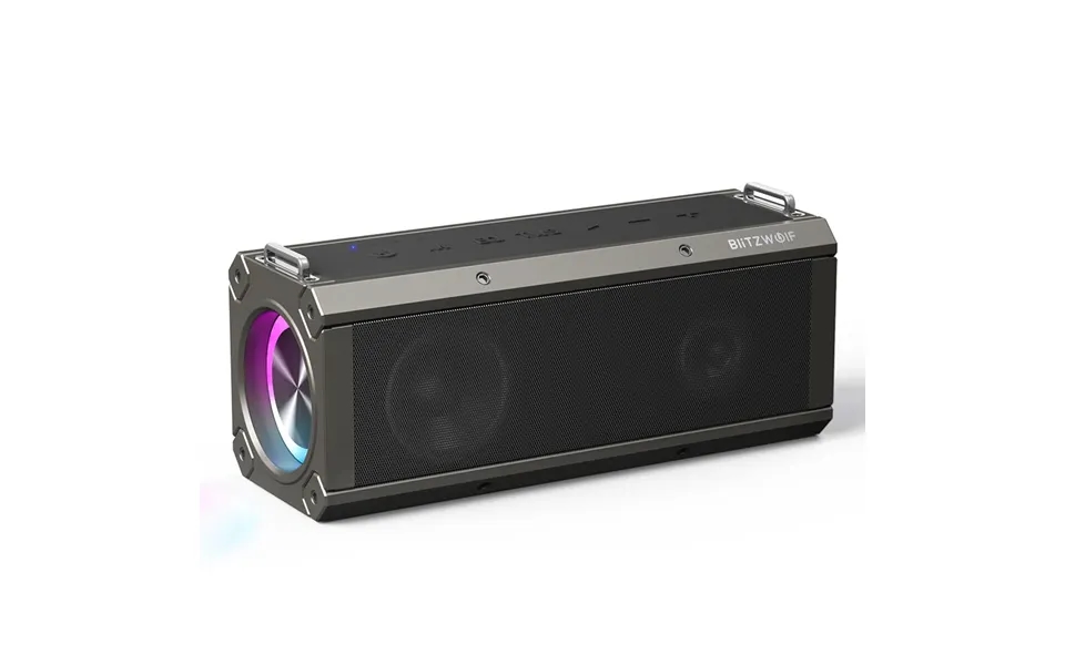 Blitzwolf Bw-wa3 Pro 120w Bluetooth Speaker Portable Speaker Quad Drivers Deep Bass Diaphragm Eq Stereo Rgb Light Tws 1