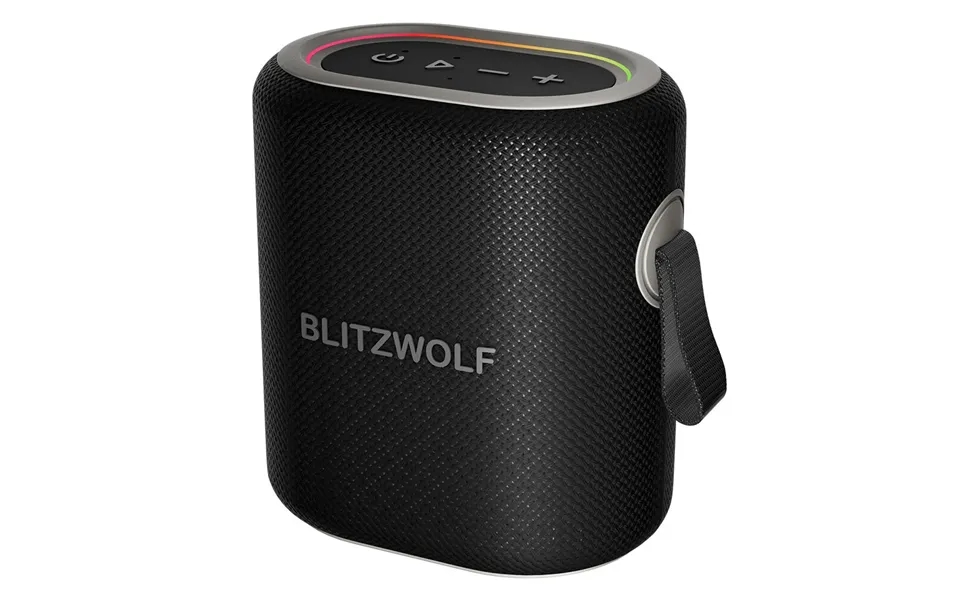 Blitzwolf Bw-wa8 Portable Bluetooth Speaker Wireless Speaker 57mm Large Driver Support Tws Stereo Pairing Rgb Light Tf
