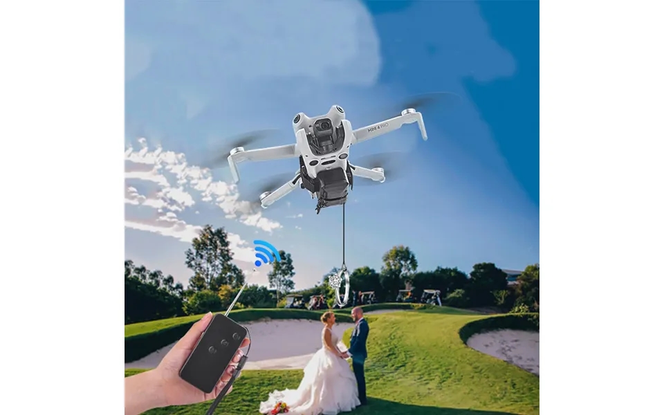 Brdrc Dp500 Universal Airdrop Air Dropping System Remote Thrower Transport Gift Sea Fishing Delivery Device For Dji Mini