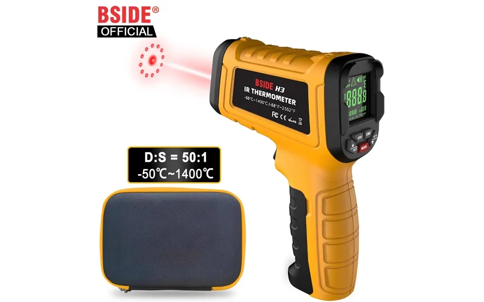 Bside Infrared Thermometer -50 1400c Professional 50 1 Digital Ir-lcd Temperature Meter Non-contact Laser Thermometers P