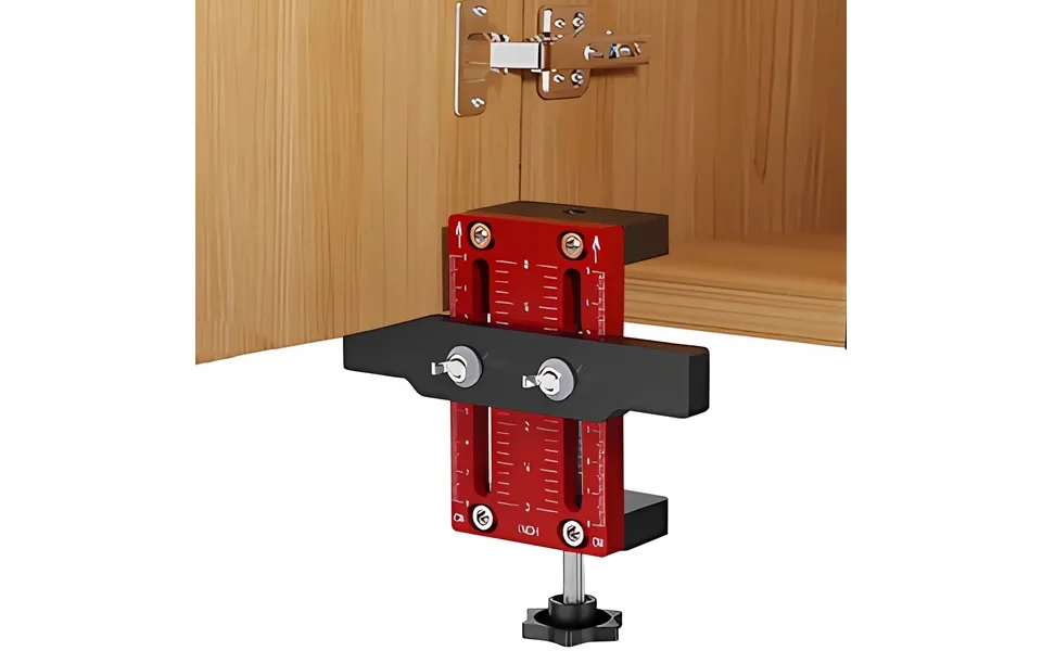 Cabinet Door Mounting Jig Aluminum Alloy Installation Positioner Cabinet Hardware Jig For Framed Frameless Cabinets 10-6