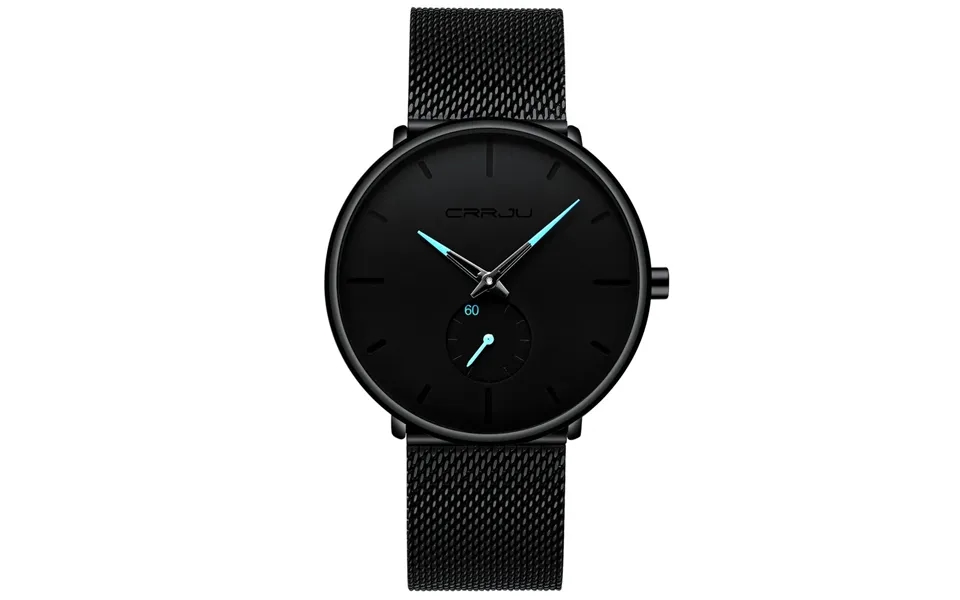 Crrju Watches Men Simple Dial Bright Needle Wristwatch Waterproof Male Round Fashion Quartz Watch With A Box - Ideal Cho