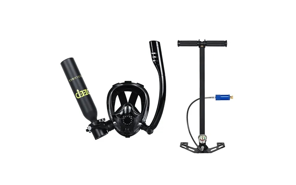 Dideep All-in-one 0.5l Plus Oxygen Cylinder Breather Diving Goggles With Air Pump Underwater Diving Oxygen Tank Set