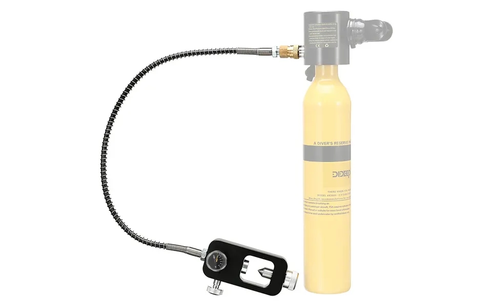 Dideep Psi Dial Mini Scuba Diving Tank Oxygen Cylinder Respirator Adapter 8mm Large To Small Scuba Tank Adapters Heads W