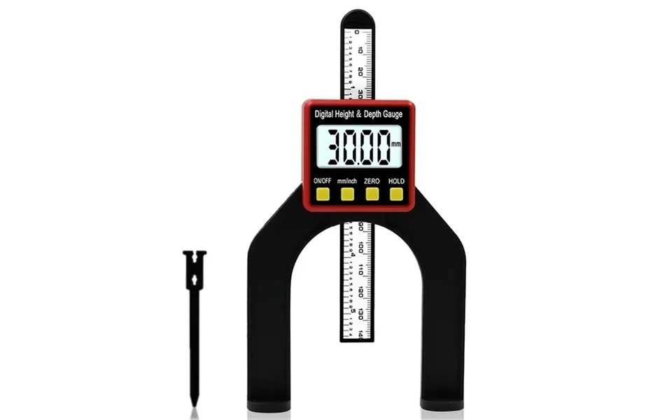 Digital Depth Gauge Lcd Height Gauges Calipers With Magnetic Feet For Router Tables Woodworking Measuring Tools