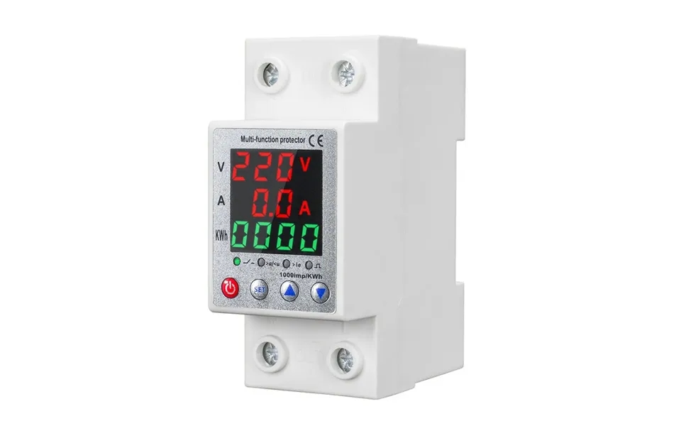 Digital Three-display Intelligent Circuit Breaker With 63a Rating Auto-reclosing Switch Multi-protection And Adjustable