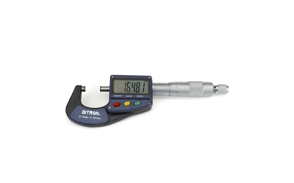Ditron 511 0.001 Mm Electronic Outside Micrometer 0-25 Mm With Extra Large Lcd Screen Digital Micrometer Electronic Digi