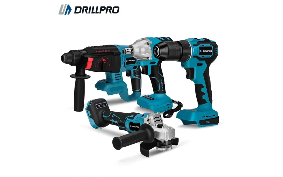 Drillpro 1 Set 800n.m Electric Wrench - Hammer