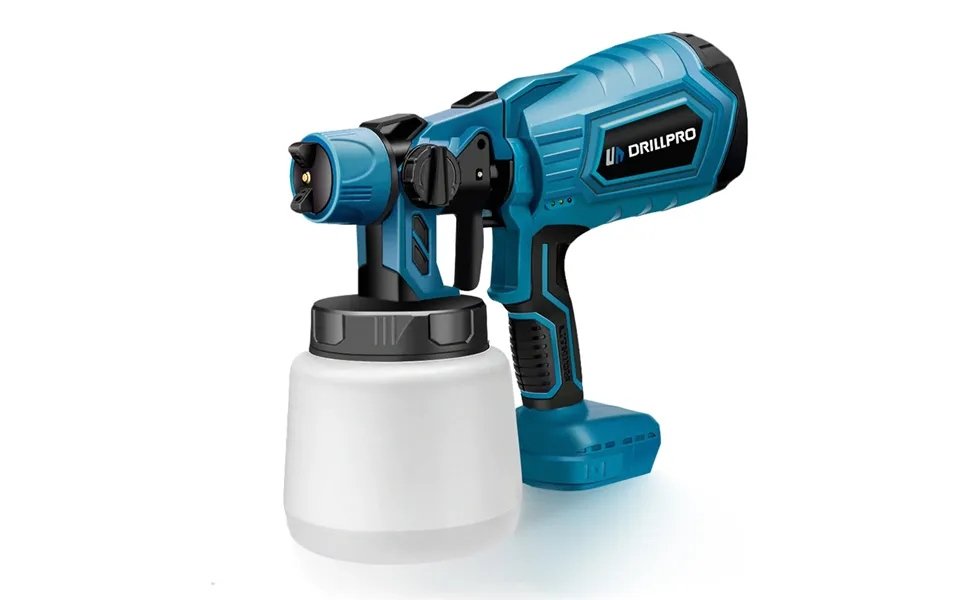 Drillpro 1000ml Cordless Electric Spray Gun Portable Household Paint Sprayer Auto Furniture Steel Coating Airbrush For 1