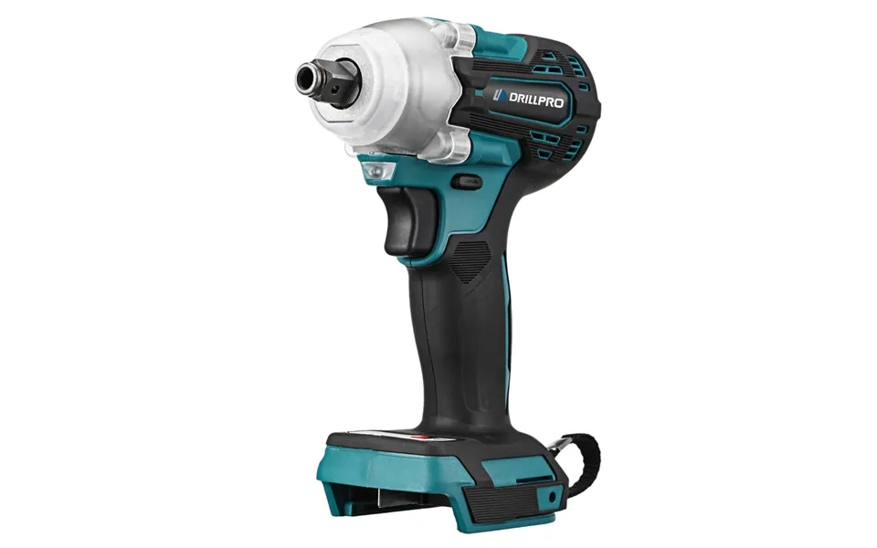 Drillpro 2 In 1 520n.m Brushless Cordless 1 2 Inch Electric Impact Wrench Replacement For Mak 18v Battery