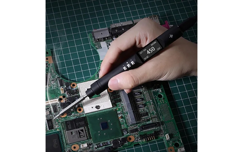 Drillpro Pts200 T13 100w Pd3.0 Smart Soldering Iron Cnc Metal Housing Software Upgradeable Programing Compatible With T1