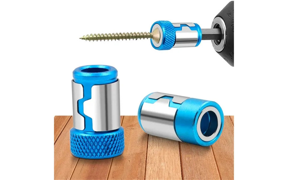 Drillpro Universal Magnetic Ring 6.35mm Screwdriver Bit Magnetic Ring Alloy Strong Magnetizer Screws Drill Bit
