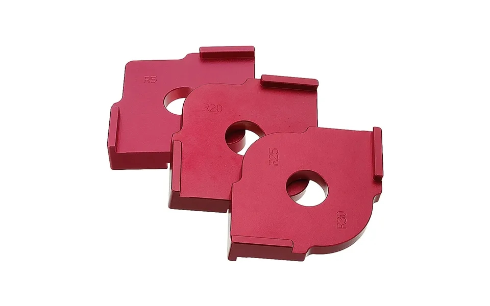 Drillpro Wood Panel R5-r40 Quick-jig Router Table Bits Jig Corner Template Woodworking Tool