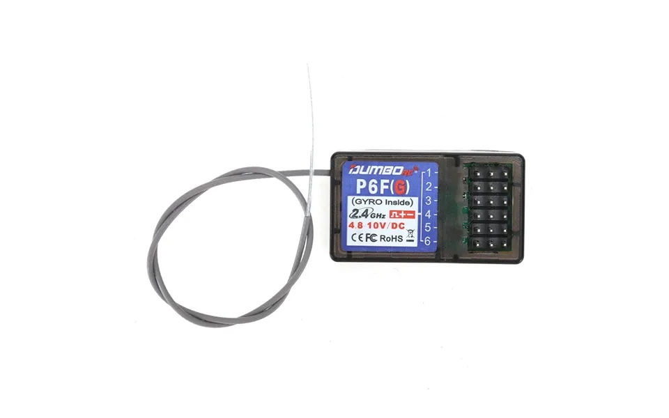 Dumborc P6f G 2.4ghz 6ch Rc Receiver Support Gyro For X4 X5 X6 X6pm Radio Transmitter Remote Controller