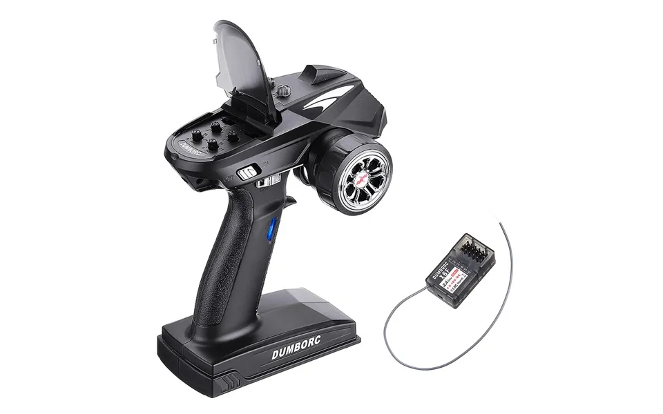 Dumborc X6 2.4ghz 6ch Radio Transmitter With X6f Rc Receiver For Rc Vehicles Boat Tank Models Without Gyro Function