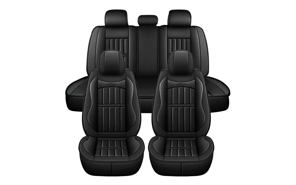 Eluto 5 Seats Car Seat Covers Universal Pu Leather Seat Cushion Non-slip Protector Mat