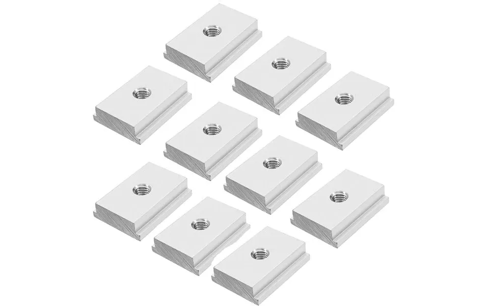 Enjoywood 10pcs M6 T Slot Nut T-track Sliding Nut For Woodworking Tool Slot Fastener