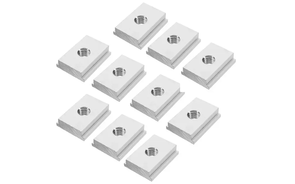 Enjoywood 10pcs M8 T-track Sliding Nut T Slot Nut For Woodworking Tool Slot Fastener