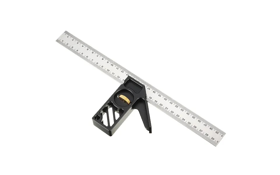 Enjoywood Adjustable 300mm Aluminum Alloy Combination Square 45 90 Degree Angle Scriber Steel Ruler Woodworking Line Loc