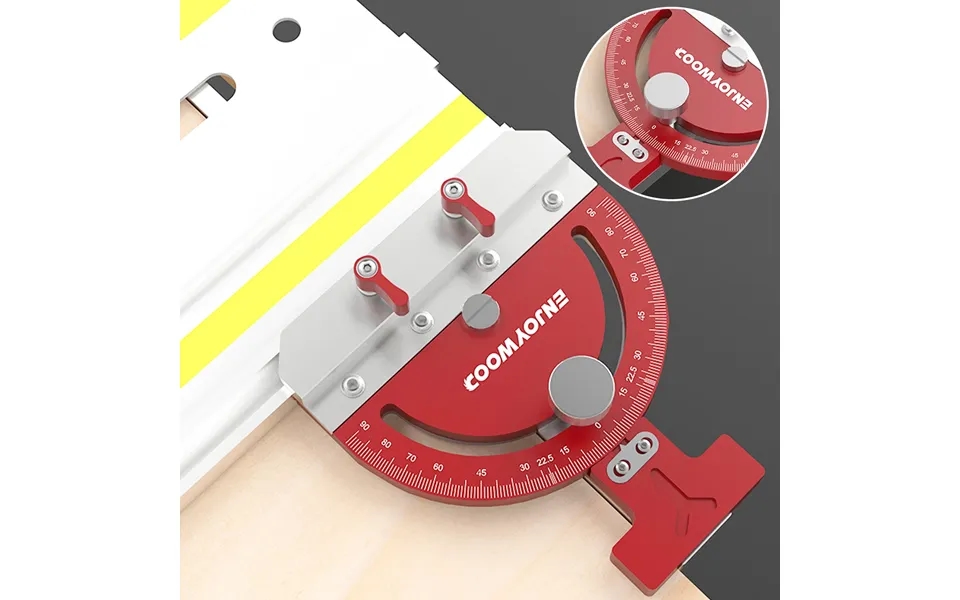 Enjoywood Adjustable Multi-angle Track Saw Guide Square Right Angle Guide Angle Stop For Makita Festool Dewalt Guide Rai