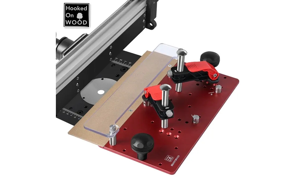 Enjoywood Hooked On Wood Precision Router Table Rail Coping Sled Woodworking Professional Rail Guide Safety Coping Sled