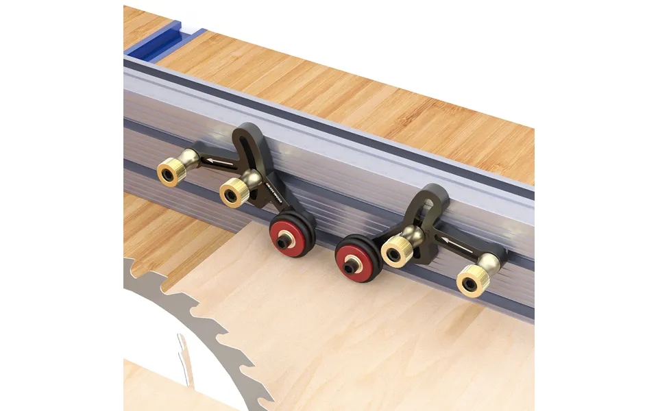 Enjoywood One Way Bearing Roller Feeder Clear Cut Precision Stock Guides Featherboards Safety Feeding For Table Saw Rout