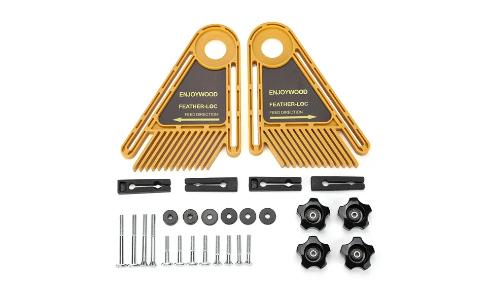 Enjoywood Upgraded Multi-purpose Double Feather Board For Router Table Saws Miter Gauge Slot