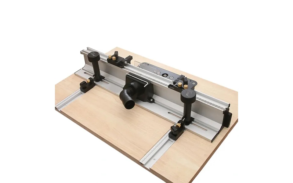 Enjoywood Wnew Woodworking Router Table Fence Aluminium Profile Fence System 700mm With Sliding Brackets Bit Guard