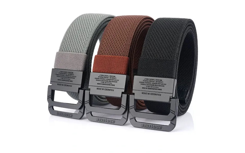 Enniu Leisure Belt Quick Release Quick Dry Elastic Multi-function Alloy Buckle Waistband Tactical Belt For Fishing Hunti