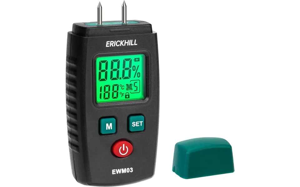 Erickhill Ewm03 Compact Wood Moisture Meter Accurate Portable With Multifunction Capabilities Measures Wood Firewood Bri