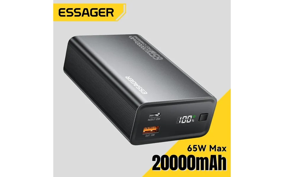 Essager F2014 20000mah 65w Digital Display Pd2.0 3.0 Pps Qc2