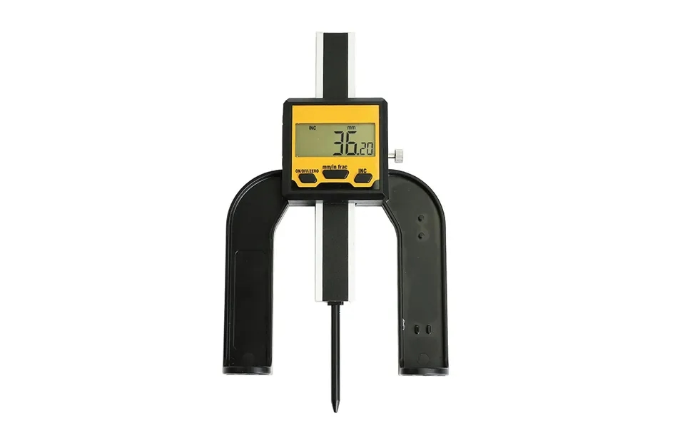 Etopoo Digital Depth Gauge Aluminum Alloy 0-80mm Range Multifunction Tool With High Precision 0