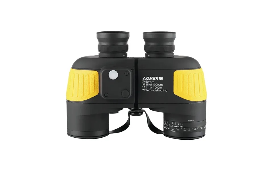 Eu Direct Aomekie Binoculars For Adults 7x50 Marine Binoculars Waterproof With Illuminated Rangefinder Compass Prism L