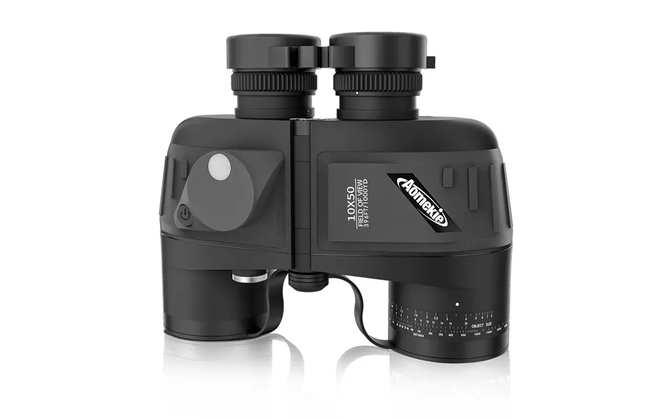 Eu Direct Aomekie Powerful 10x50 Binoculars Hd Military Marine Bird Watching Waterproof Telescope With Internal Rangef