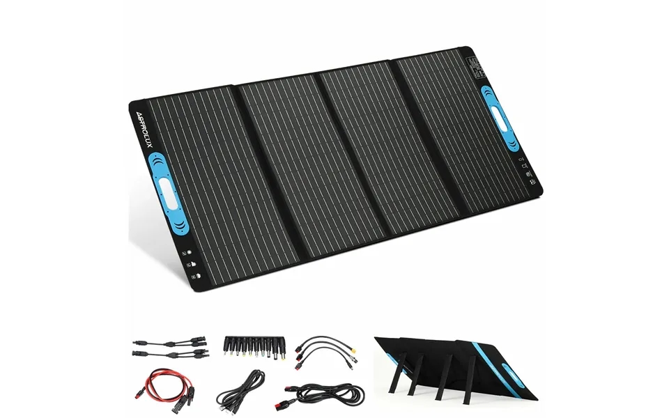 Eu Direct Astrolux Fsp200 18v 200w Foldable Solar Panel Portable Solar Battery Charger With Usb Dc Multi-contact 4 Mu