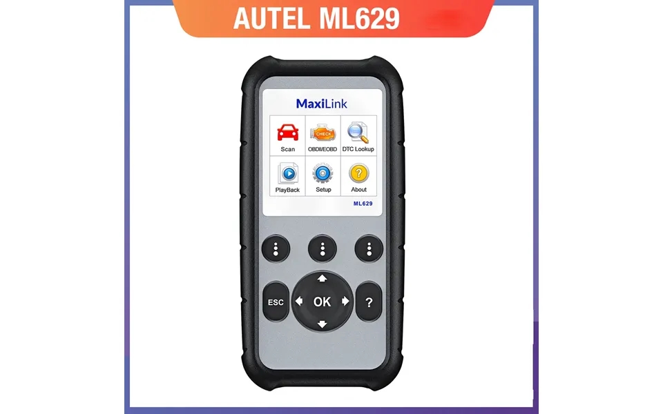 Eu Direct Autel Maxilink Ml629 Enhanced Can Obd2 Scanner With Abs Srs Transmission Engine Diagnosis Auto Vin Scan Tool
