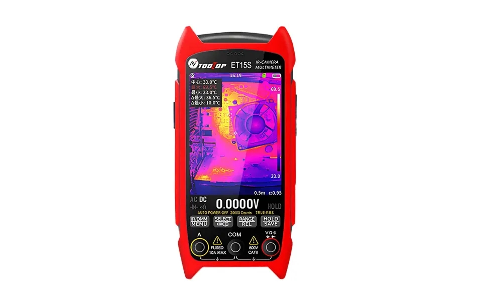 Eu Direct Av Tooltop Mustool Et15s Mt15s Ir Camera Multimeter With Micro Lens 256*192 Infrared Resolution -20 C To 550