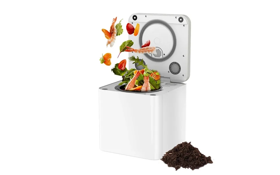 Eu Direct Beeco Electric Kitchen Composter 3.3l With Auto Cleaning Odorless Composting Year-round One-touch Turn Food
