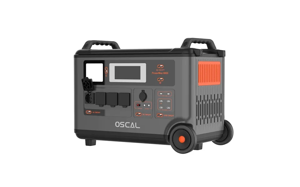 Eu Direct Blackview Oscal Powermax 6000 3600wh Portable Power Station Lifepo4 Battery Solar Generator 6000w Ac Output,