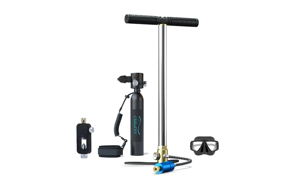 Eu Direct Chikadiv 0.5l Mini Scuba Diving Oxygen Cylinder With 5-7 Minutes - Portable Diving Cylinder