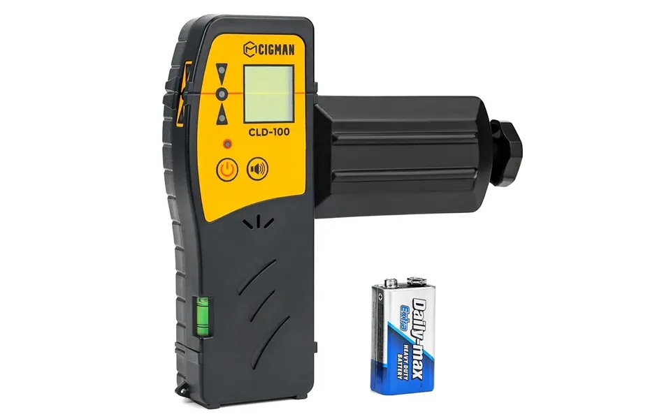 Eu Direct Cigman Cld-100 Laser Detector For Line Laser Level Green And Red Beam Receiver With Exceptional 165ft Range Th