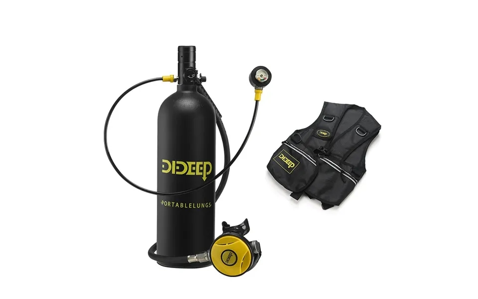 Eu Direct Dideep 2l Scuba Diving Air Tank Oxygen Cylinder Tank Set Snorkeling Equipment With Diving Vest