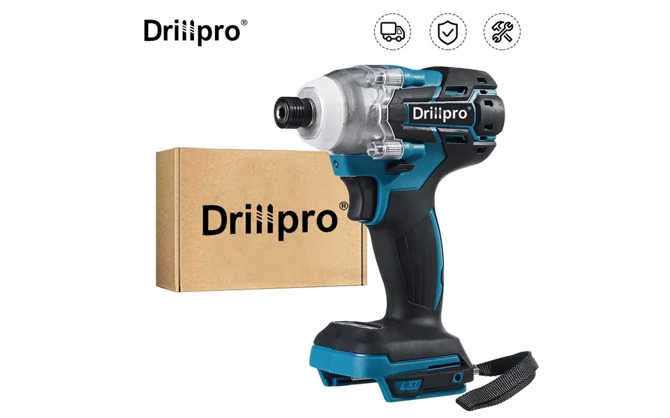 Eu Direct Drillpro Brushless Impact Driver 2700w Maximum Torque 520nm Speed 2700rpm Equipped With Artificial Leather Gr