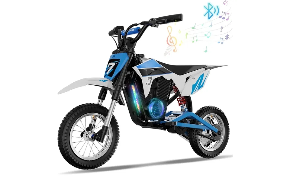 Eu Direct Evercross Ev12m Pro Electric Dirt Bike Electric Scooter Bluetooth Music 36v 4ah Battery 300w Motor 12inch Ti