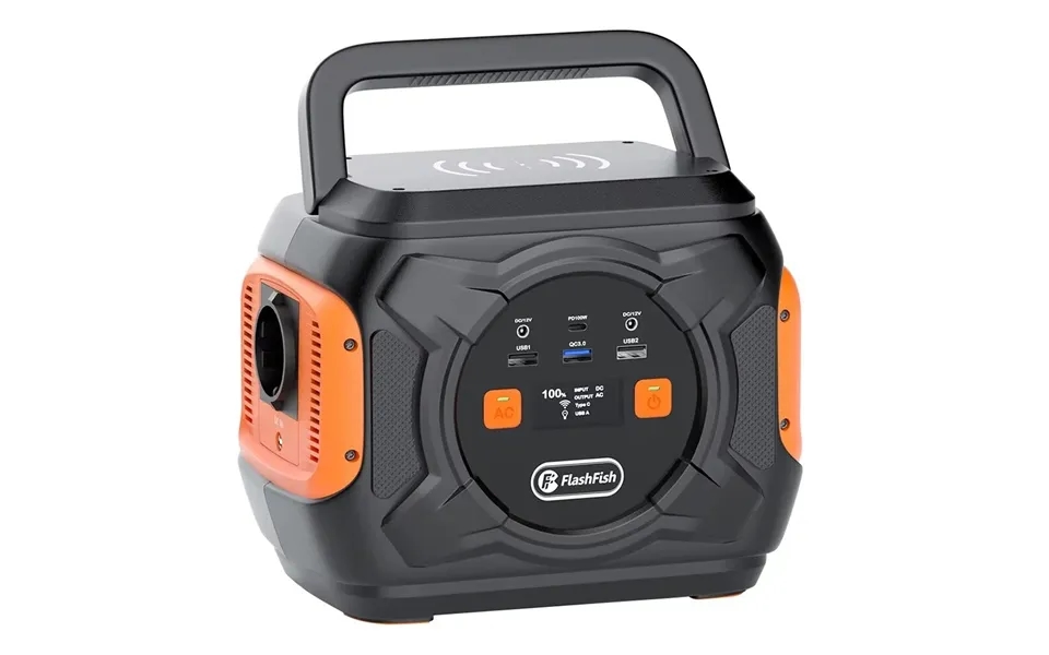 Eu Direct Flashfish A301 320w 80000mah Portable Power Station Backup Solar Generator With Wireless Phone Charger & Led